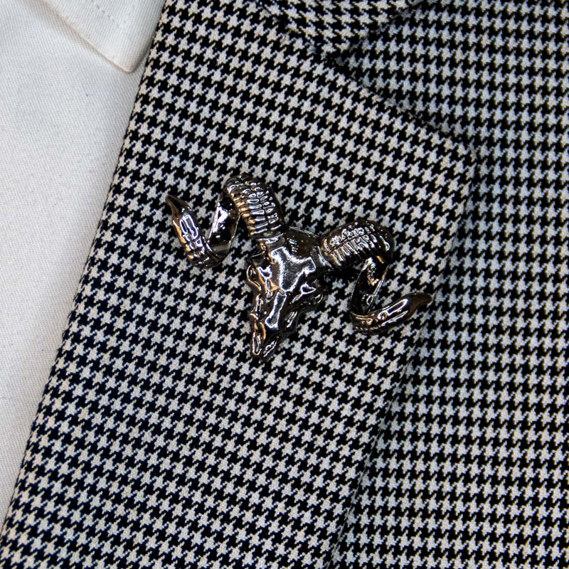 Gunmetal Black Markhor Lapel Pins