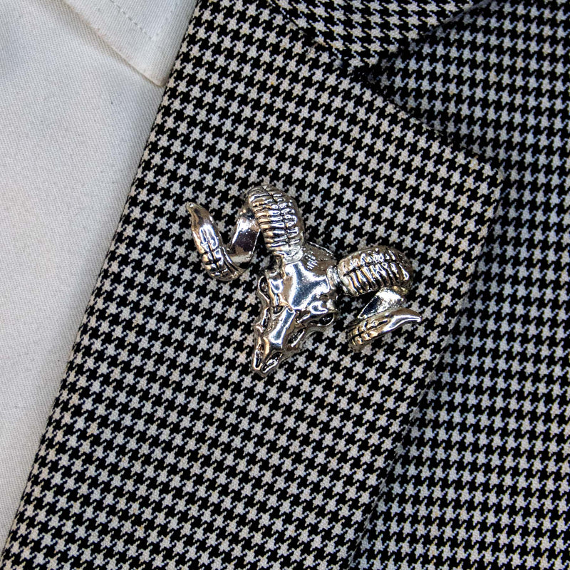 Markhor - Silver Lapel Pins
