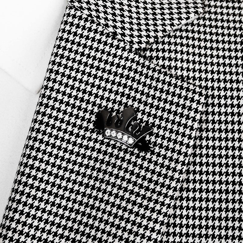 The Crown - Black Metal Lapel Pins