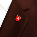 Classic Knight Shield – Red and Gold Lapel Pins - Lapel Pins | Monzoro Pakistan