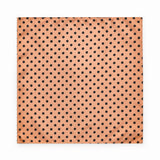 Coral Sands Polka Dot pocket square — full flat product.