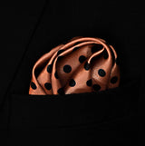 Coral Sands Polka Dot - Silk Pocket Square - Pocket Squares | Monzoro Pakistan