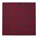 Crimson Leaf Silhouette Silk Pocket Square