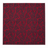 Crimson Leaf Silhouette Silk Pocket Square — product photograph 8