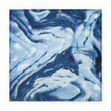Deep Blue Ocean pocket square — full flat product.