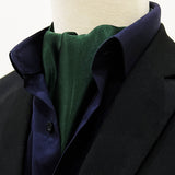 Deep Green - Silk Men's Ascot - Neckties | Monzoro Pakistan