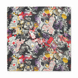 Doodle Do pocket square — full flat product.