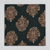 Emerald Paisley Medallion Silk Pocket Square