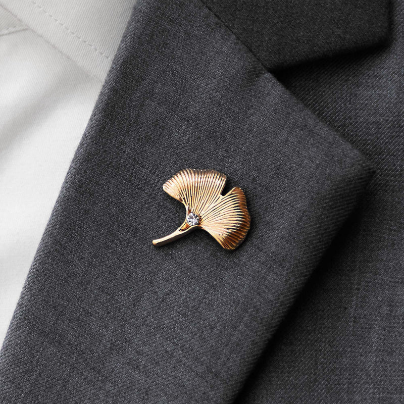 Poppy Flower – Golden Lapel Pins