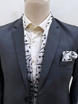 MODERN FLORAL - SILK SCARf and pocket sqaure set