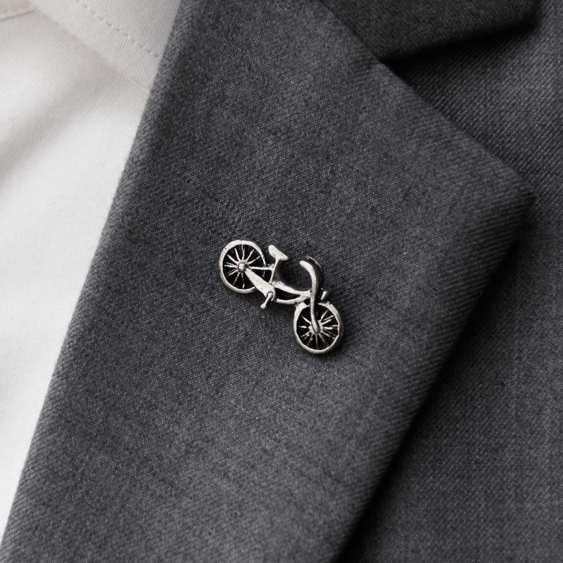 BICYCLE RUN – SILVER LAPEL PINS