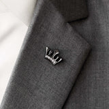 The Crown - Black Metal Lapel Pins