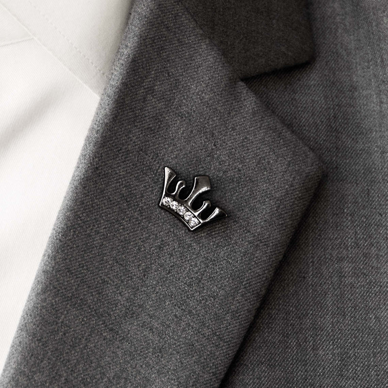 The Crown - Black Metal Lapel Pins