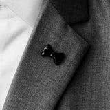BOW TIE BLACK LAPEL PINS