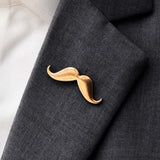Golden Moustache – Golden Lapel Pins