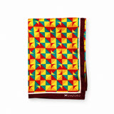 Geometric Art pocket square — folded product.