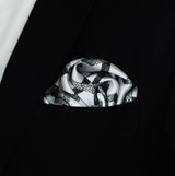 Infinite Geometric Loop – Silk Pocket Square - Pocket Squares | Monzoro Pakistan