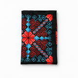 Kaleidoscope pocket square — folded product.
