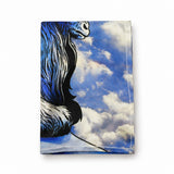 Pakistani Markhor pocket square — folded product.