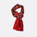 Maroon Paisley and Floral - Silk Men Scarves - Silk Scarves | Monzoro Pakistan