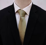 Metallic Green Diagonal Striped Neck Ties - Neckties | Monzoro Pakistan