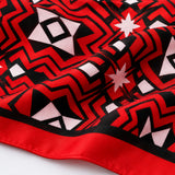 Missoula Museum pocket square — fabric and design close-up.