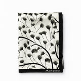 Modern Floral pocket square — folded product.