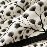Modern Floral pocket square — fabric and design close-up.