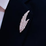 PAIR LEAF – Silver LAPEL PINS