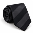 Noir Shadow Stripe Silk Tie