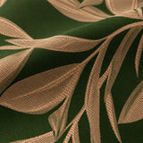 Olive Laurel Leaf Silk Tie — Fabric design and weave close-up