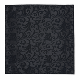 Onyx Damask Scroll Silk Pocket Square — product photograph 10