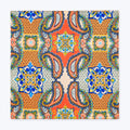 Paisley Art Show pocket square — full flat product.