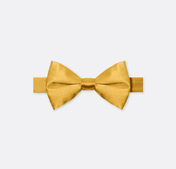 Solid Pale Marigold Bow Tie