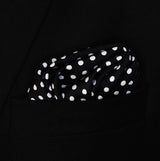 Point Black - Silk Pocket Square - Pocket Squares | Monzoro Pakistan