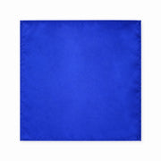 Royal Blue pocket square — full flat product.