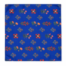 Royal Persian Floral Silk Pocket Square