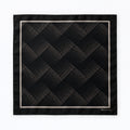 Seamless Geometric Dotted pocket square — full flat product.