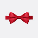 Solid Bold Red Bow Tie