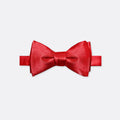 Solid Bold Red Double Fold Bow Tie - Bow Ties | Monzoro Pakistan