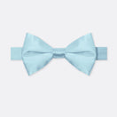 Solid Cool Blue Bow Tie