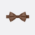 Solid Mid Brown Bow Tie - Bow Ties | Monzoro Pakistan
