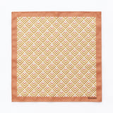 Textura Art pocket square — full flat product.
