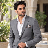 The Grey Garden pocket square — outdoor lifestyle.