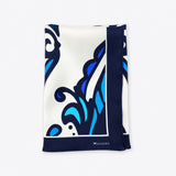 Turkish Floral pocket square — folded product.