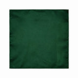 Deep Green pocket square — full flat product.