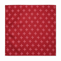 Twinkle Maroon pocket square — full flat product.