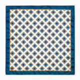 Ukrainian Folk Art pocket square — full flat product.