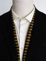 Yellow Cane Hazel Silk Men Scarves - Silk Scarves | Monzoro Pakistan