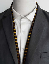 Yellow Cane Hazel Silk Men Scarves - Silk Scarves | Monzoro Pakistan